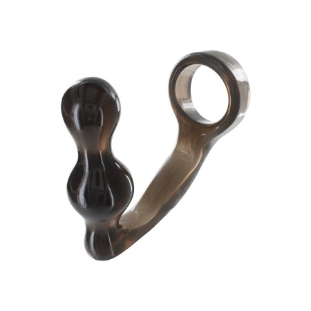 Stimulateur de prostate et cockring gris