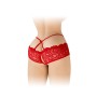 Culotte ouverte rouge Celia - Fashion Secret