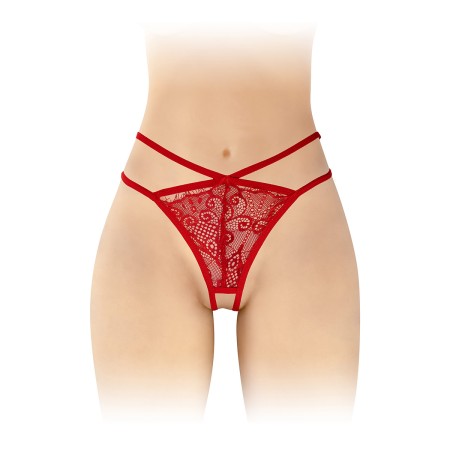 String ouvert Mylene - rouge