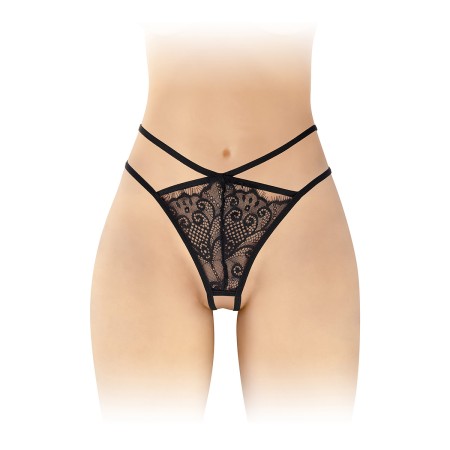 String ouvert Mylene - noir