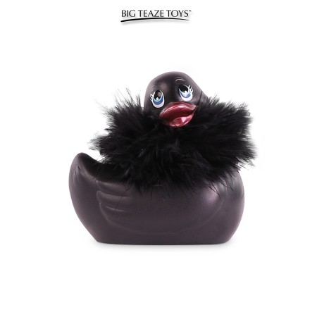 Mini canard vibrant Duckie Paris - noir