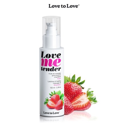 Huile de massage fraise 100ml