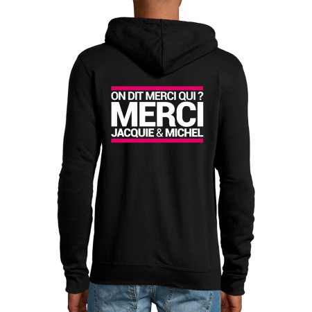 Veste à capuche J&M Merci Qui