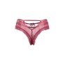 Tanga bordeaux dentelle - Paris Hollywood