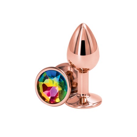 Plug anal aluminium rose gold S - Rear Assets