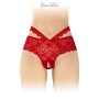 Culotte ouverte rouge Marie - Fashion Secret