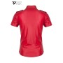 Chemise manches courtes wetlook rouge Carlo - Regnes