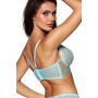 Soutien-gorge dentelle bleu V-10121 - Axami