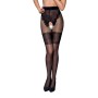 Collants ouverts TI013 20/40 deniers - noir