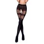 Collants ouverts TI017 20/40 deniers - noir