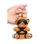 Porte-clés Teddy Bear en tenue Bondage