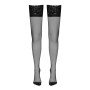 Bas autofixants couture noir 1 - Cotelli Legwear