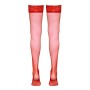 Bas autofixants rouge - Cotelli Legwear