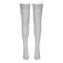 Bas autofixants blanc - Cotelli Legwear