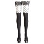 Bas autofixants opaques noir - Cotelli Legwear