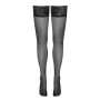 Bas autofixants noir Hold up - Cotelli Legwear