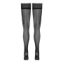 Bas autofixants noir Hold up 3 - Cotelli Legwear